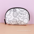 Custom Print Sublimation Personalized Organizer Storage Cosmetic Bag with Personal Logo